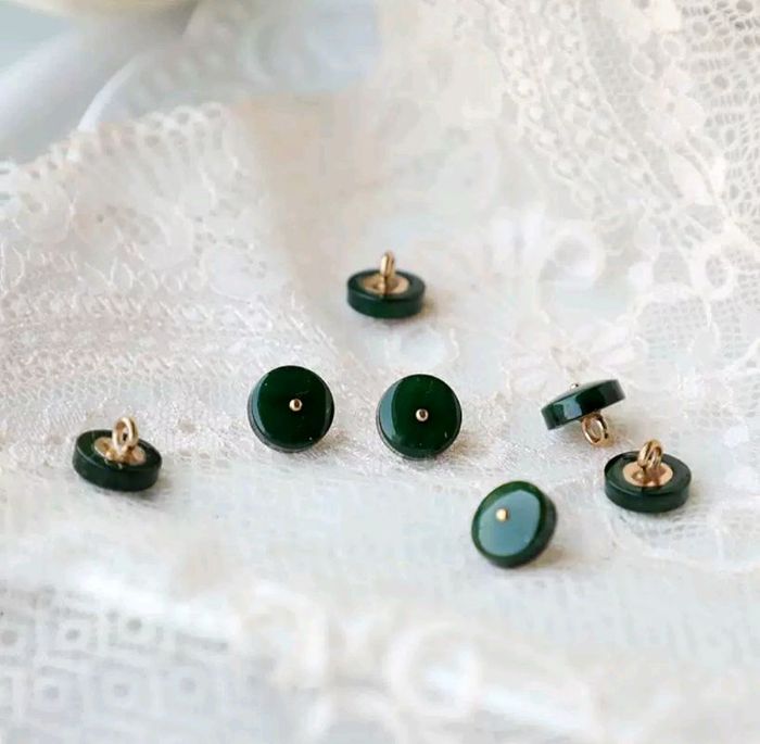 товч 12мм ногоон чулуун