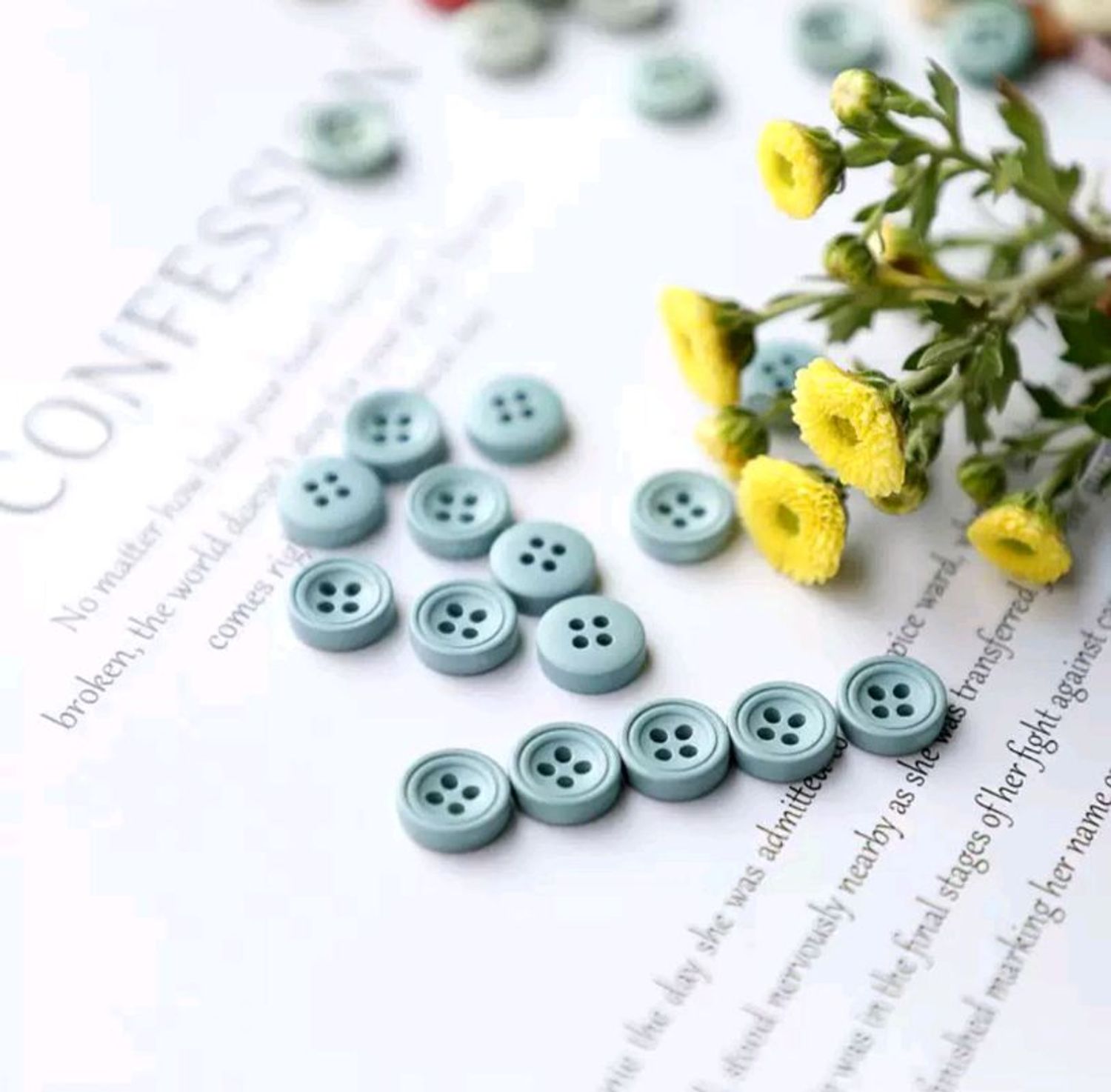 12мм цэнхэр товч ( 10ширхэг )