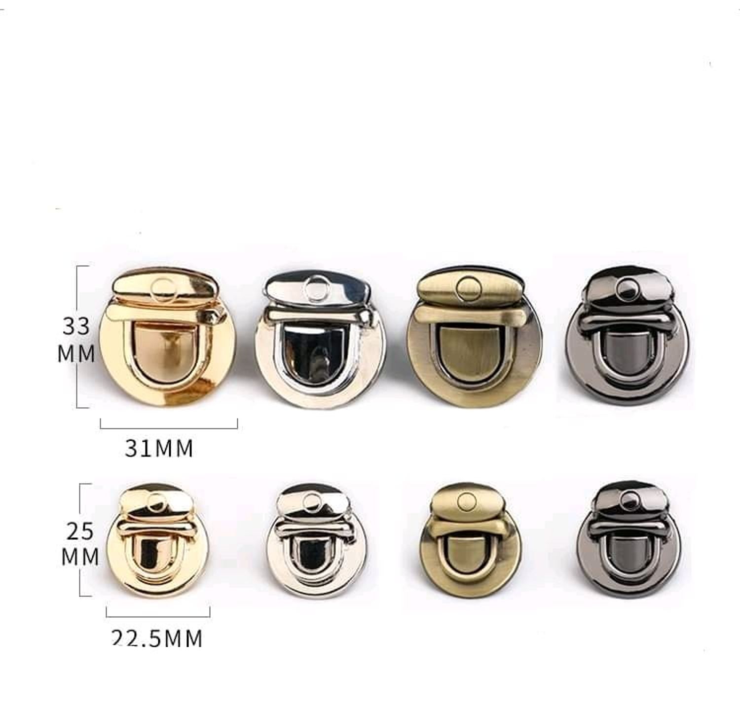 Цүнхний түгжээ том шаргал ( 31*33мм )