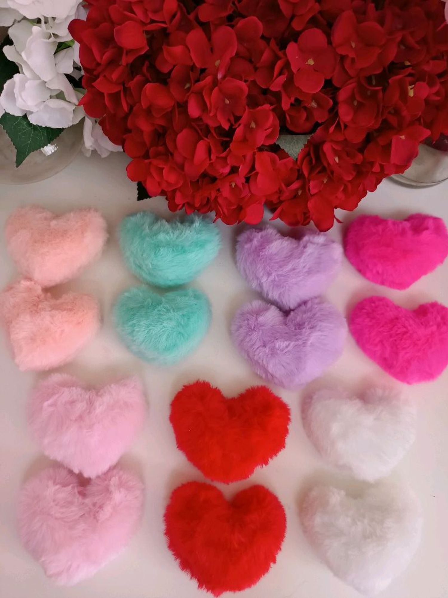 Зүрхэн пом пом 9см номин улаан