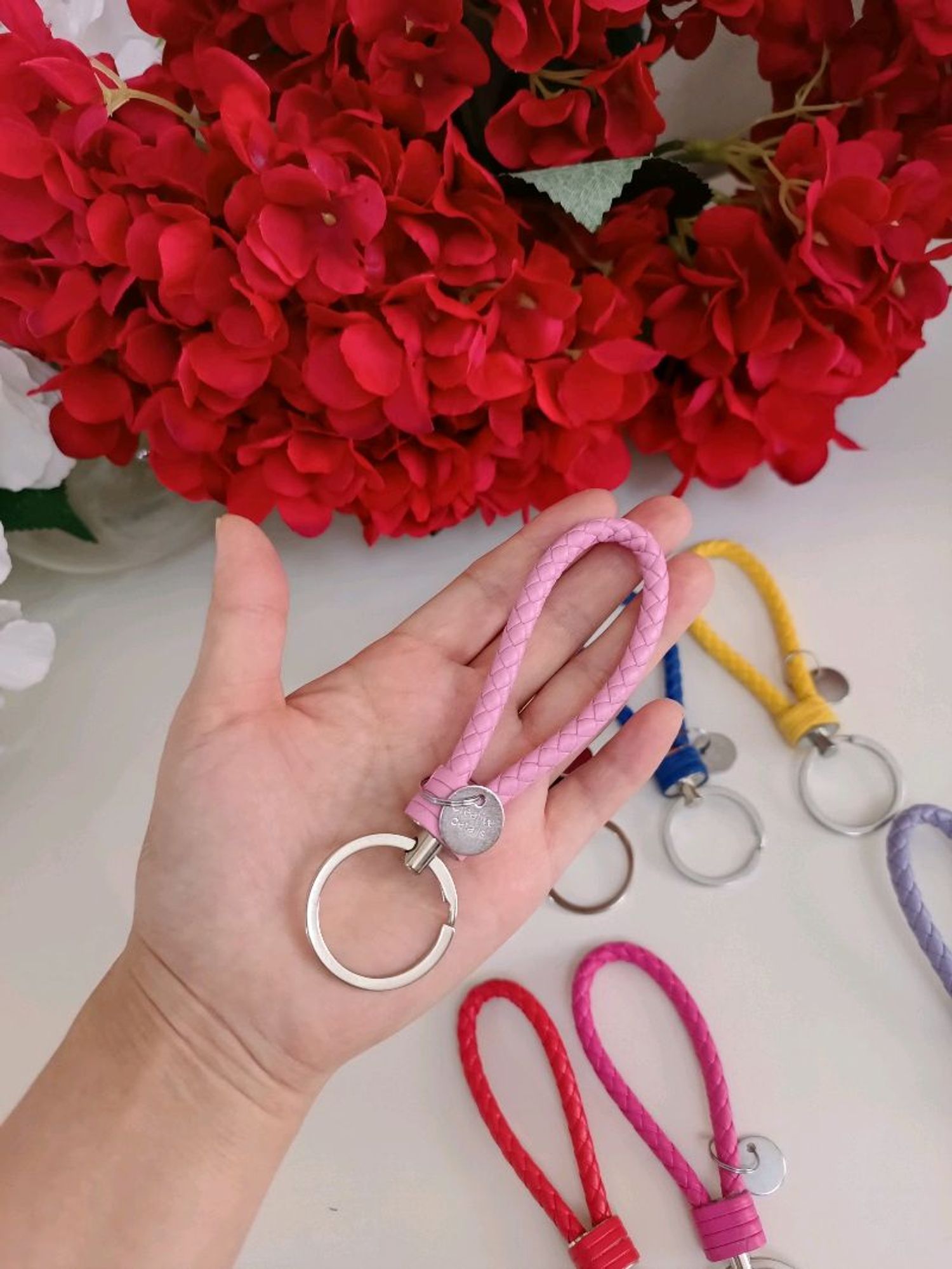 Арьсан бариултай түлхүүрийн оосор 12.5cм цэнхэр